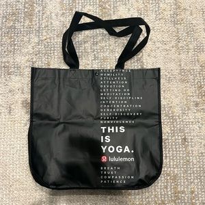 Lululemon reuseable tote bag - 15.5”x13.5” like new, never used